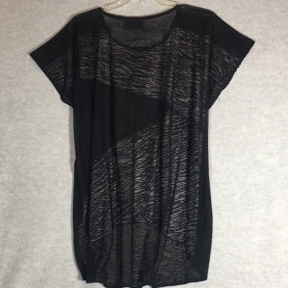 CHICO’S TRAVELERS Animal Print & Lace Versatile Extra Long Line Tunic Top - Picture 2 of 16
